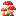 群生した赤色のキノコ